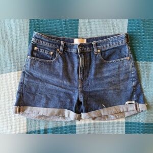 Everlane Classic Blue Denim Shorts